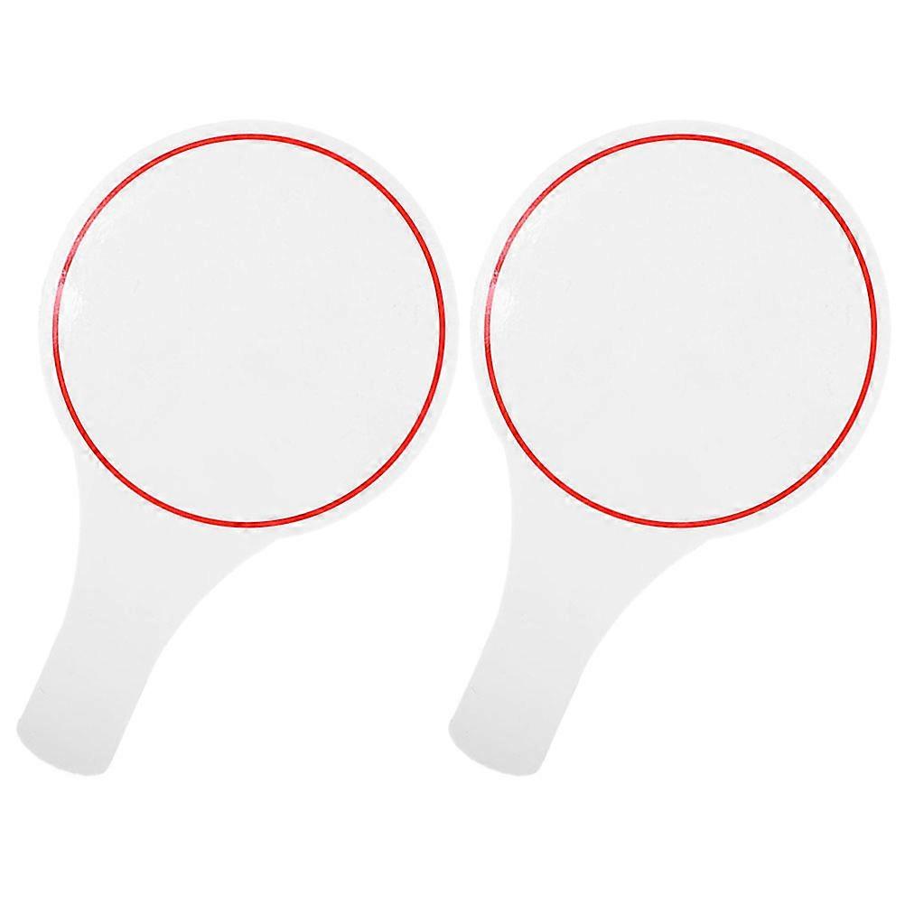 Voting Paddles Dry Erase Answer Paddle Wiping Writing 2Set