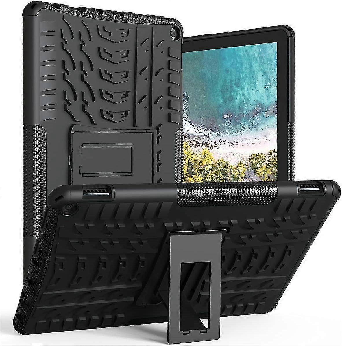 2026 Military Grade Dual-Layer Shockproof Case, Enhanced Kickstand Functionality For Your Fire HD 10 & 10 Plus 11Th Generation, Elevate Your Viewing