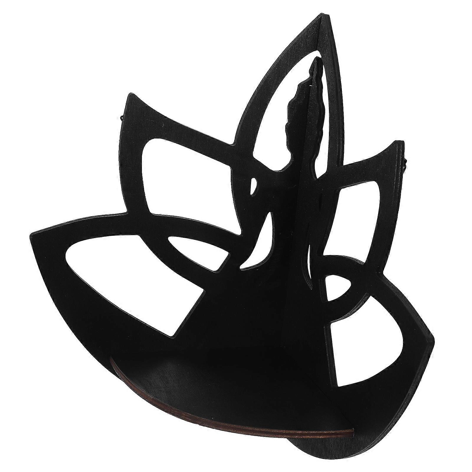 Wood Corner Shelf Rack for Crystal Ball Organization 2Pcs