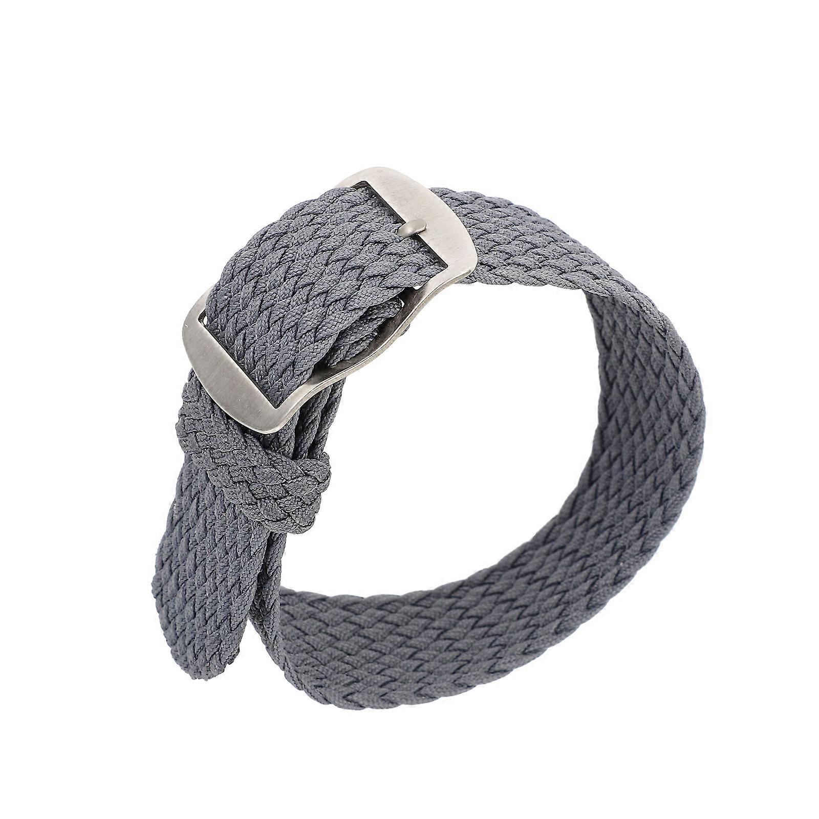 Grey Nylon Watch Strap for Durable and Breathable Use