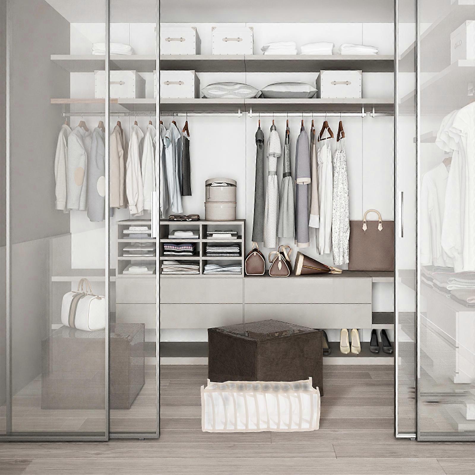 Underwear Storage Tray Socks Storage Container Multiple Grids with 11 Compartments