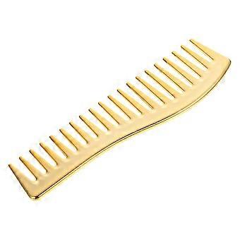Hairstyling Comb Wide Teeth Hair Styling Comb for Men 4Pcs Golden Set