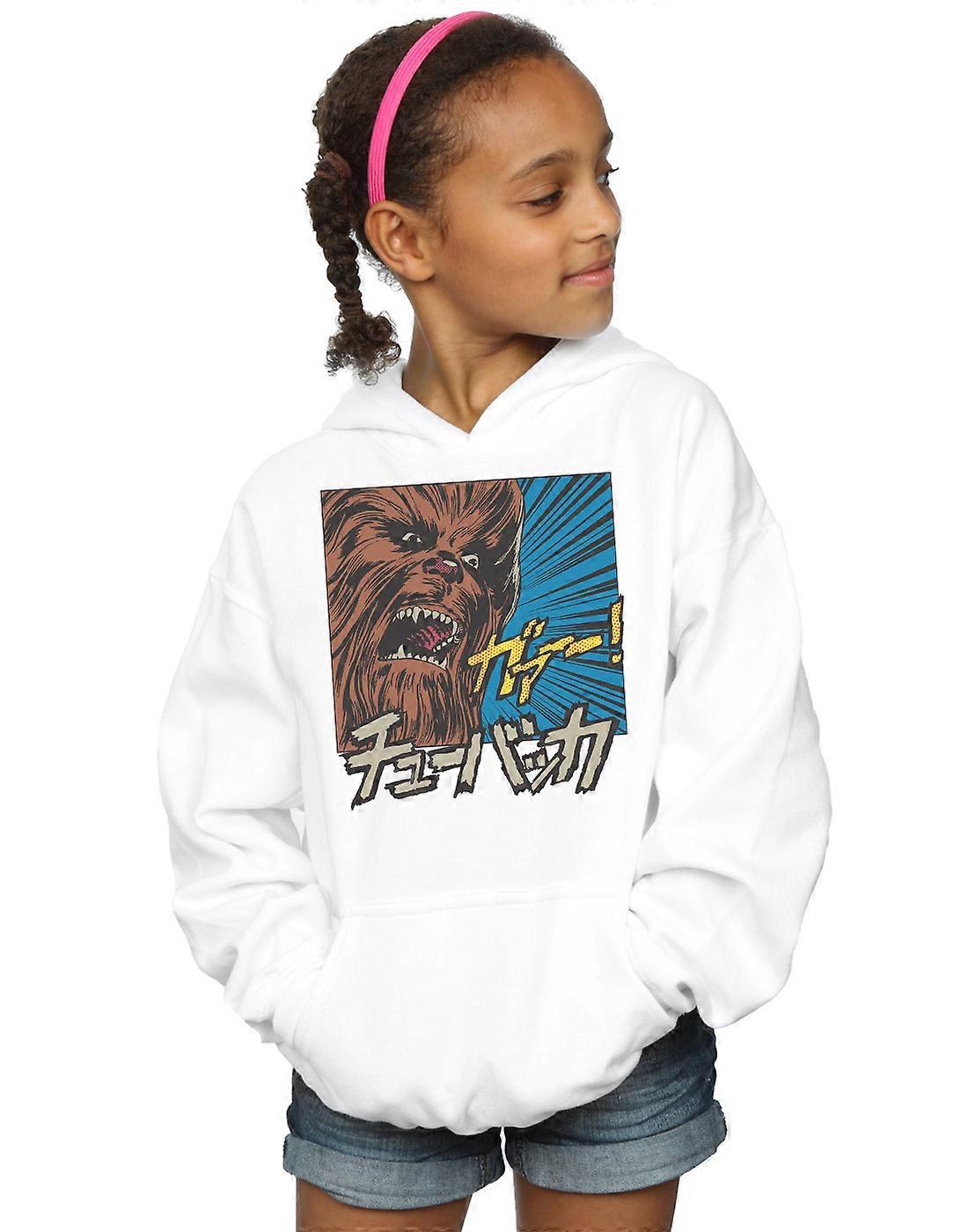 Star Wars jenter Chewbacca brøl Pop Art Hettegenser