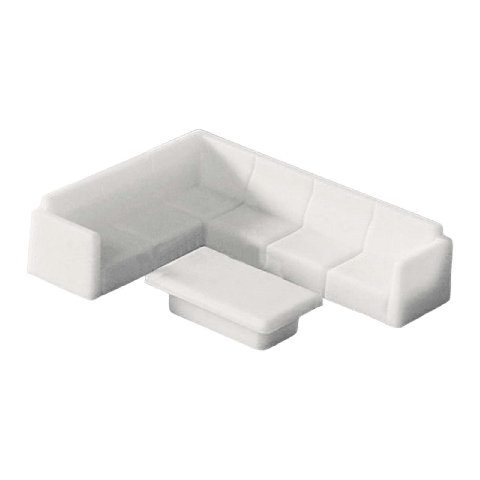 1/50 Dollhouse Miniature Sofa Set Realistic Scene Accessory Tiny Mini for