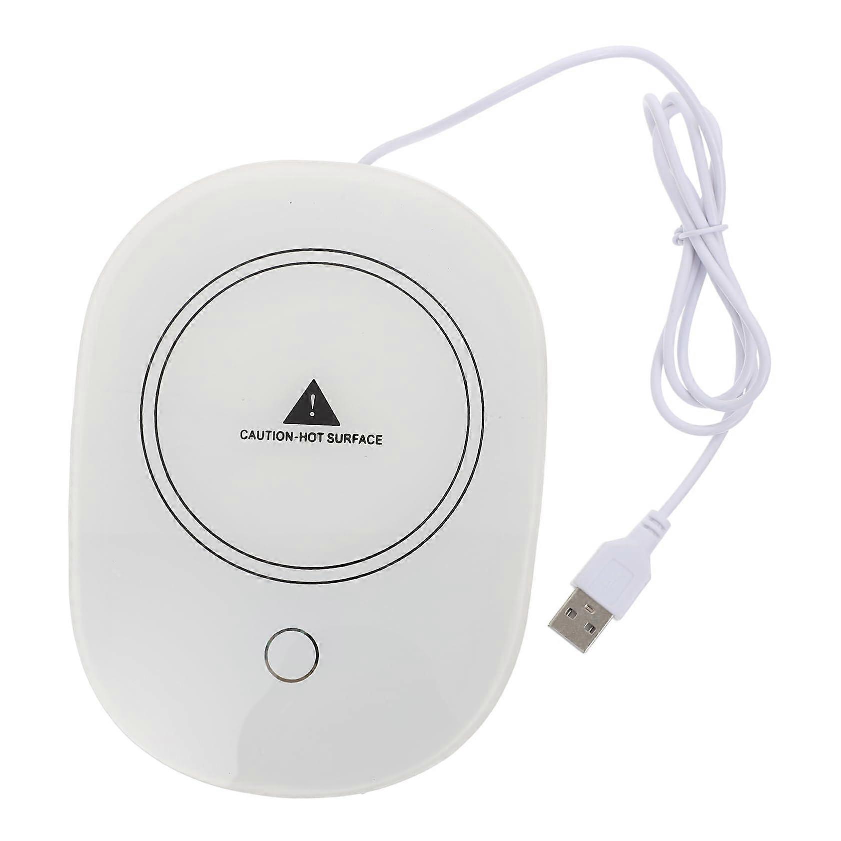 USB Mug Warmer with Temperature Control Quick Heating USB Powered Coffee and Tea Coaster for Desk