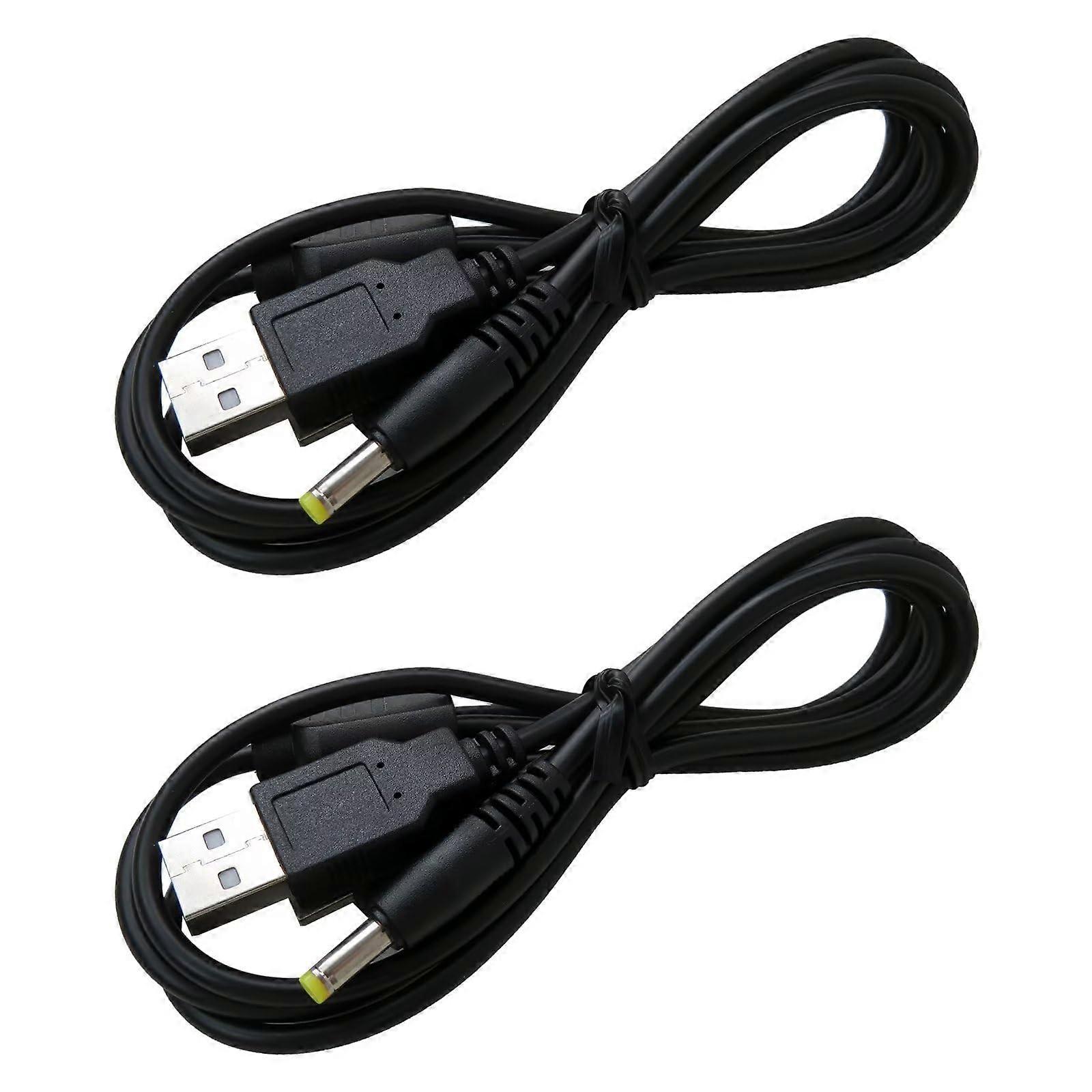 2 in 1 USB Charging Cable for PSP and PS3 Controller, USB to DC 5.5mm Fast Charge