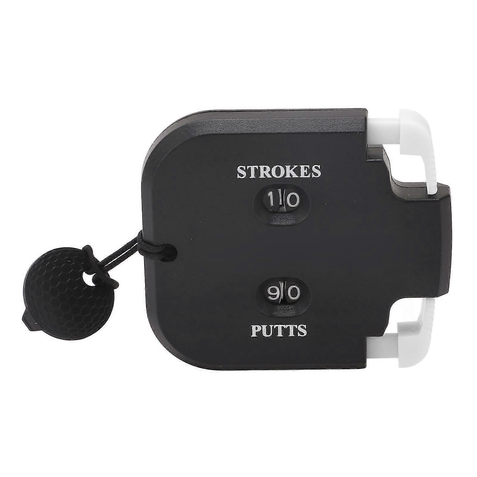 Golf Score Counter Plastic 2 Digits Stroke Putts Counting Clicker with Auxiliary Zeroing Function For 2 Players