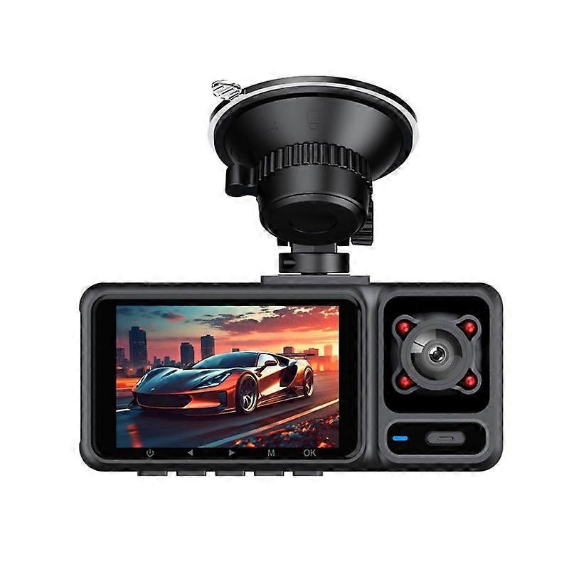 4K HD Night Vision Dashcam Front+Interior