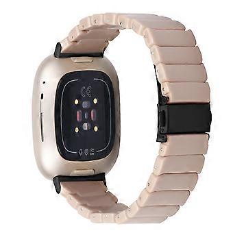 Fitbit Versa 4/Sense 2 -kelloranneke, 1 helmen akryylihartsista valmistettu vedenpitävä ranneke