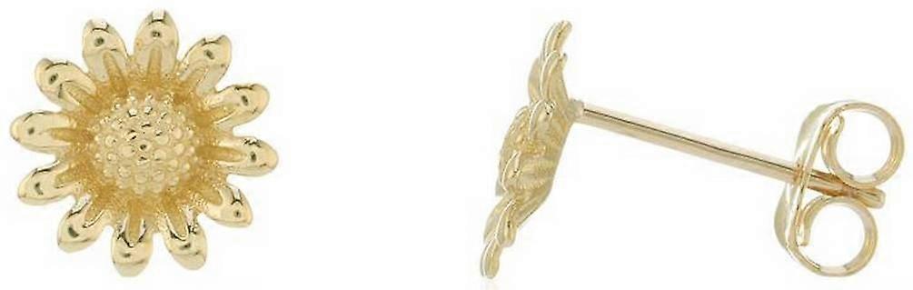 Mark Milton Sunflower Earrings - Yellow Gold