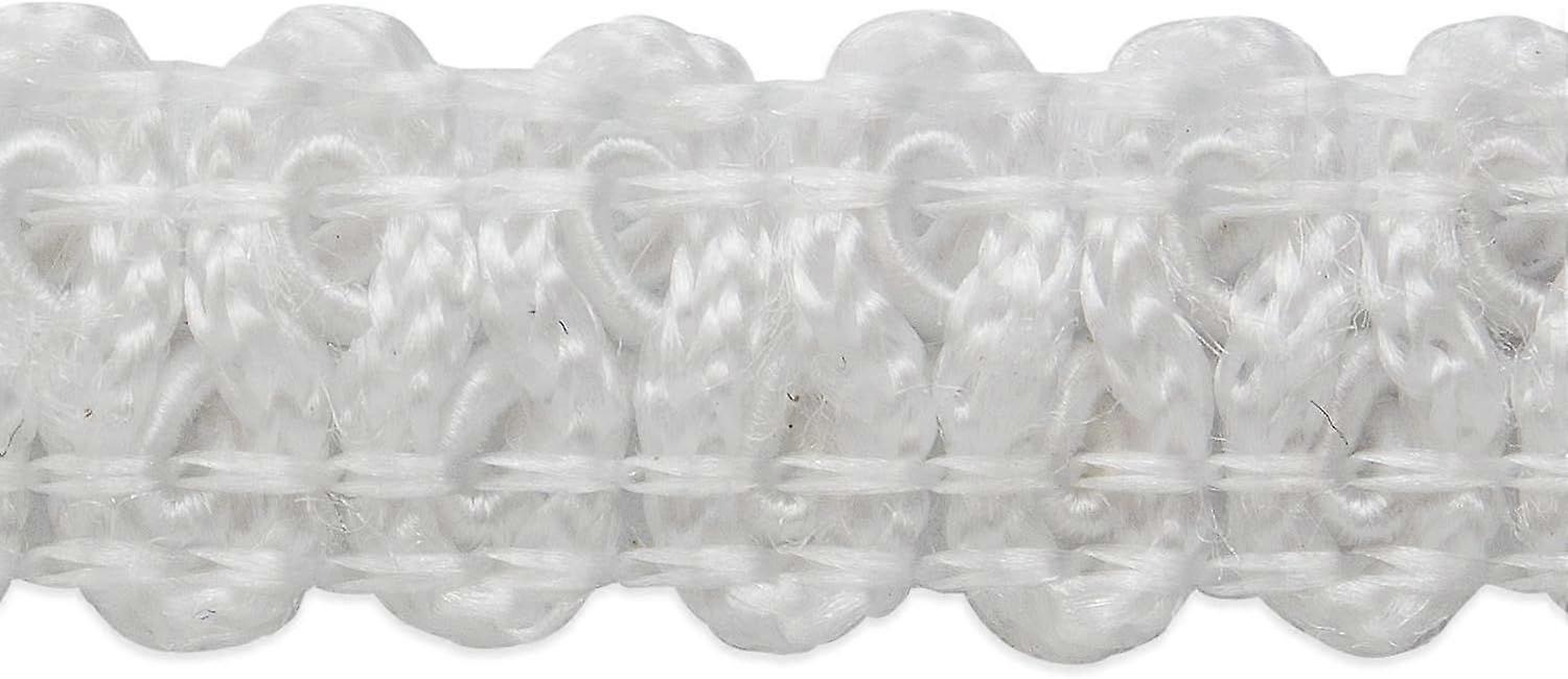 Classic Woen Braid White | (5 Yard Cut) Trim