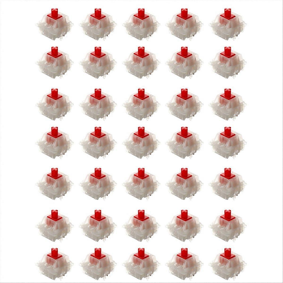  G Red Pro Switch for Mechanical Keyboard Pre Lubed,35Pcs
