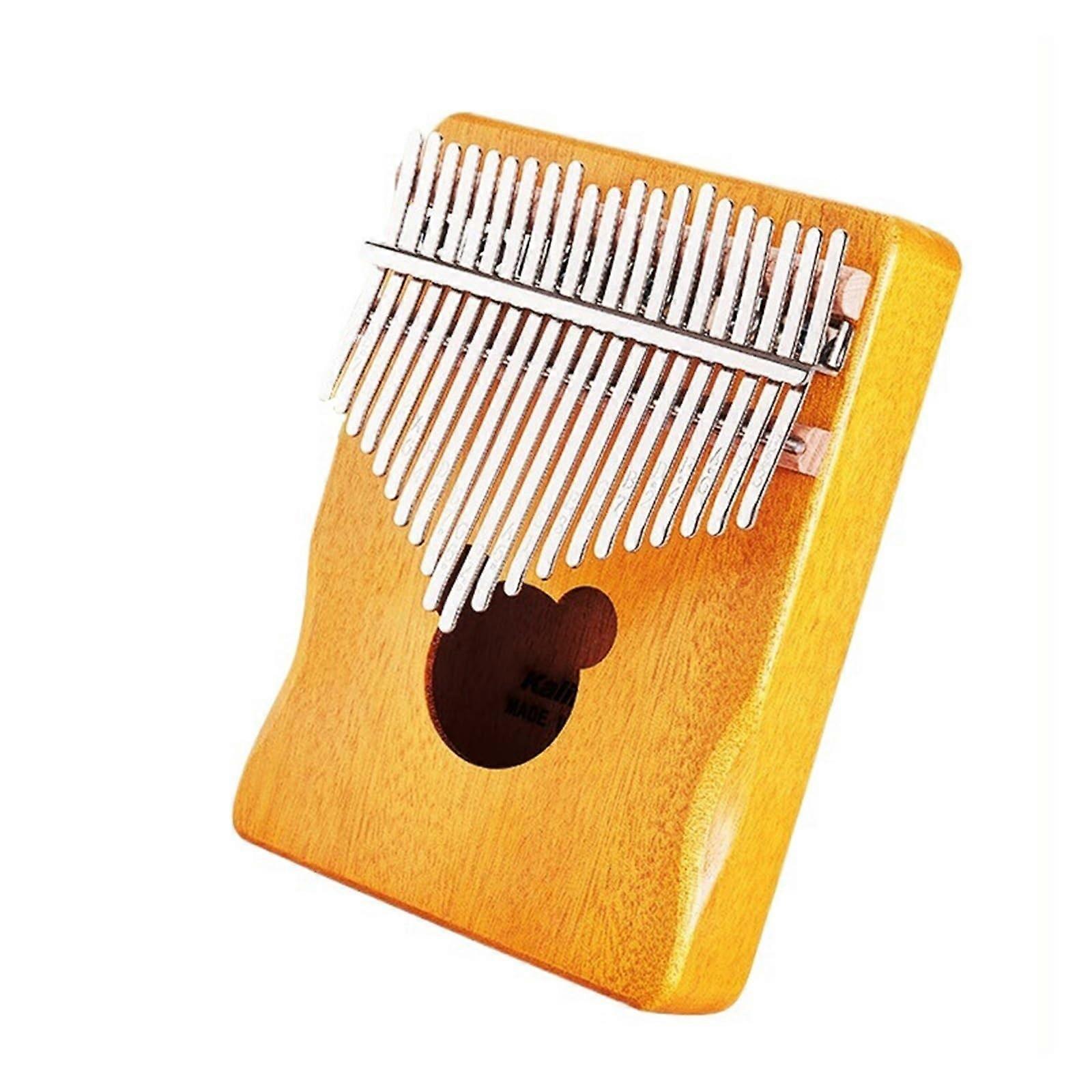 Kalimba 21 Keys Thumb Piano BeginnerFriendly Labeled Keys Solid Wood Musical Instrument