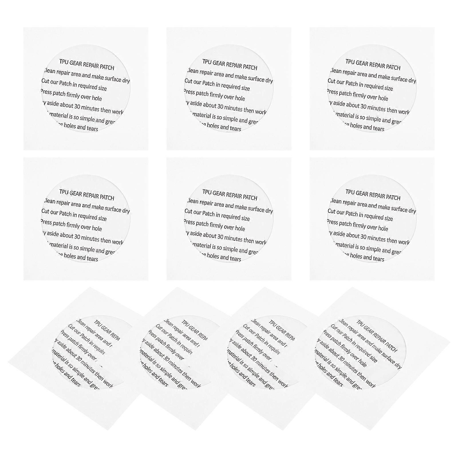 Waterproof Repair Patch for Inflatable Products with 12Pcs Tpu Adhesive