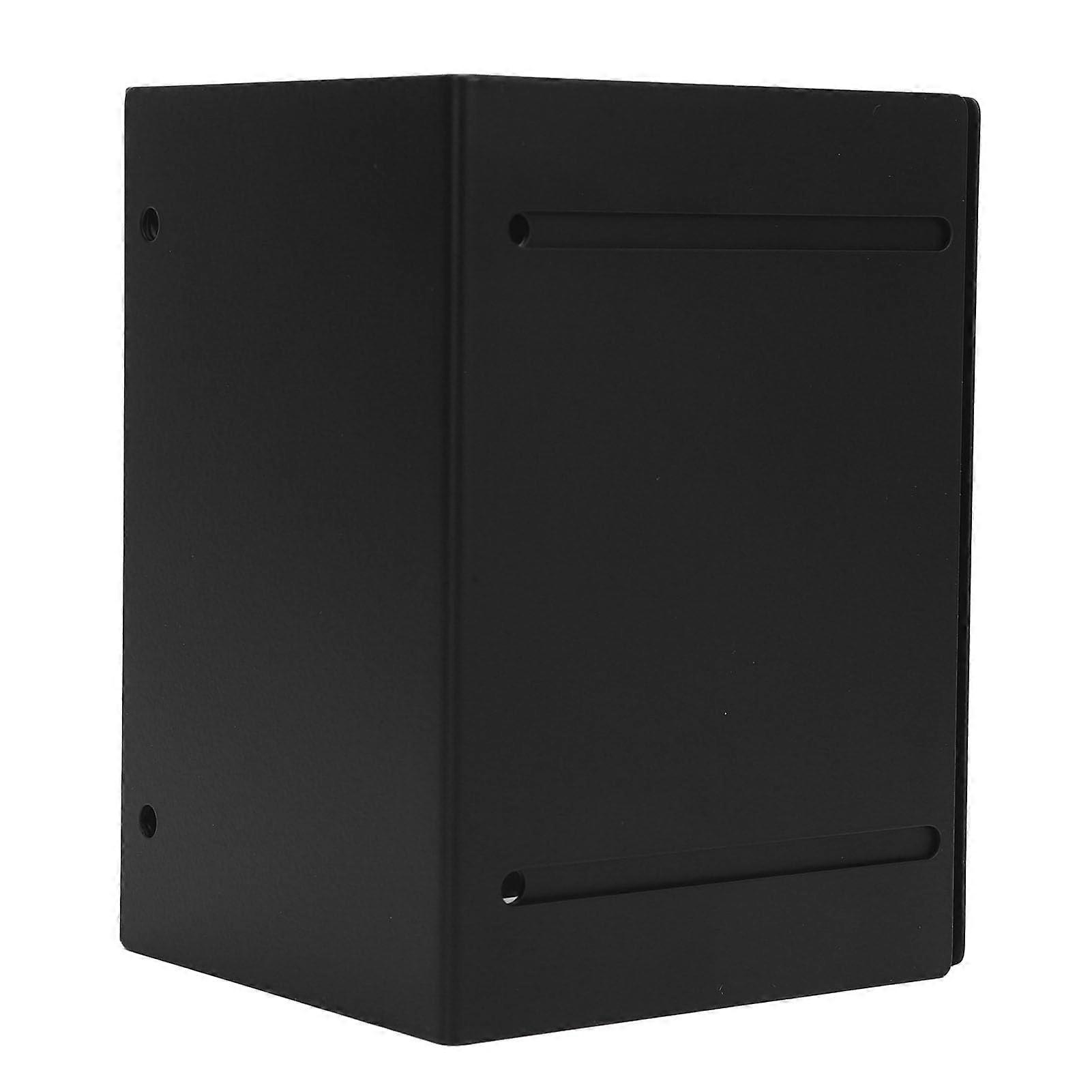 Adjustable Mailbox Post Protector Universal Durable Iron Base for Fence Deck Railing Outdoor Use