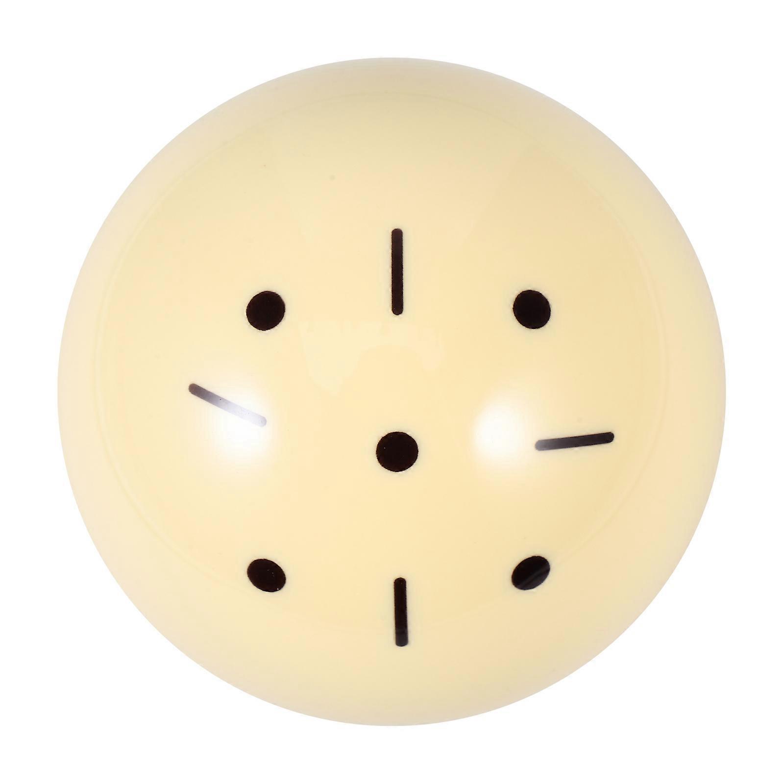 Pool Ball for Billiard Cue Ball for Game Smooth Surface Beige
