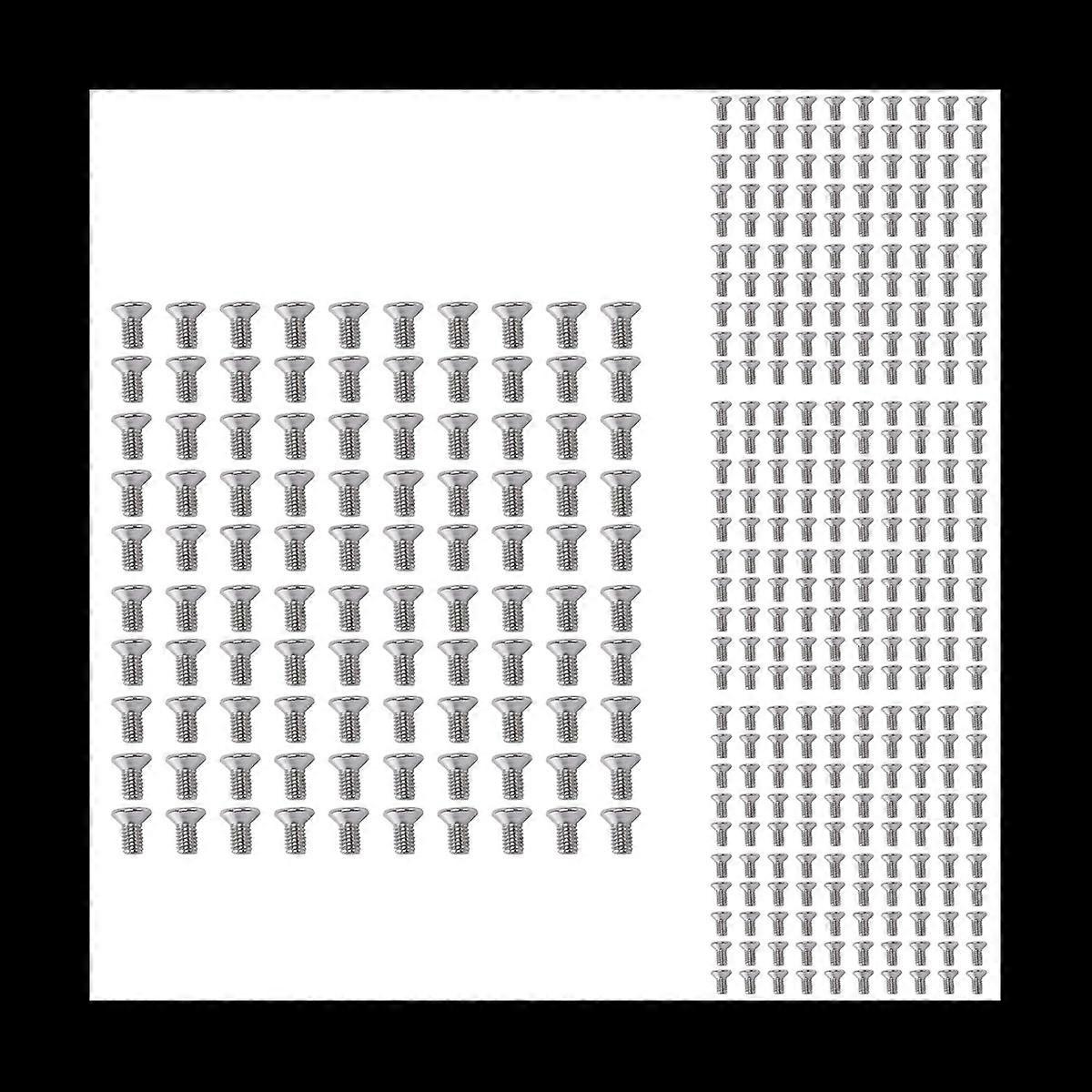 M3 x 6mm Flat Head Countersunk Bolts Machine Screws 500Pcs