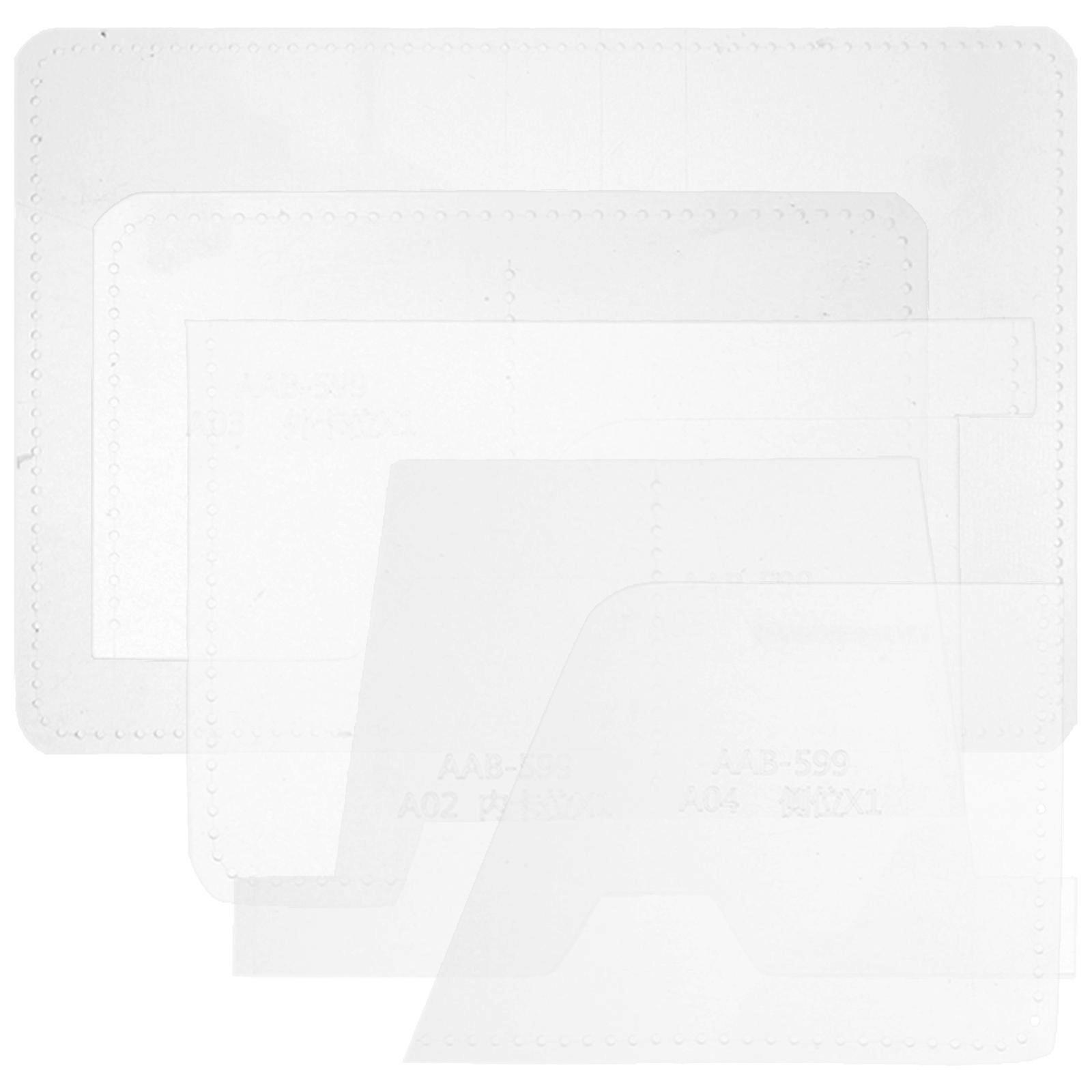 Acrylic Pattern Template Card Holder for DIY Craft 1Set