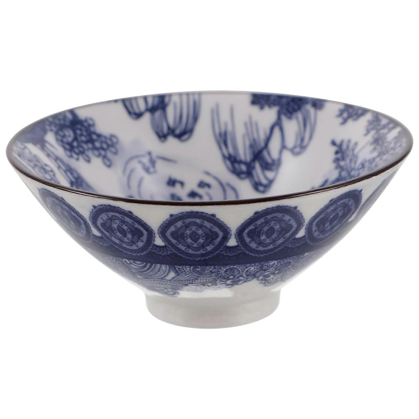 Tea Tasting Cup Ceramic Teacup for Storage Dark Blue Single Cup