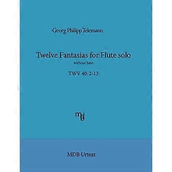 Telemann Twelve Fantasias voor fluit solo zonder bas (MDB Urtext)