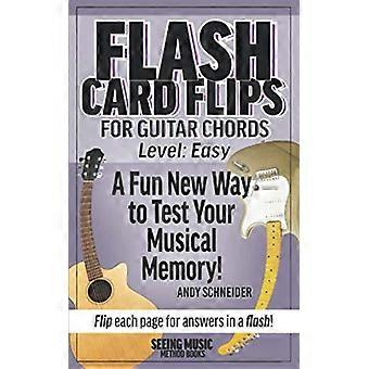 Flash Card Flip per accordi per chitarra - Livello: facile: metti alla prova la tua memoria degli accordi iniziali per chitarra