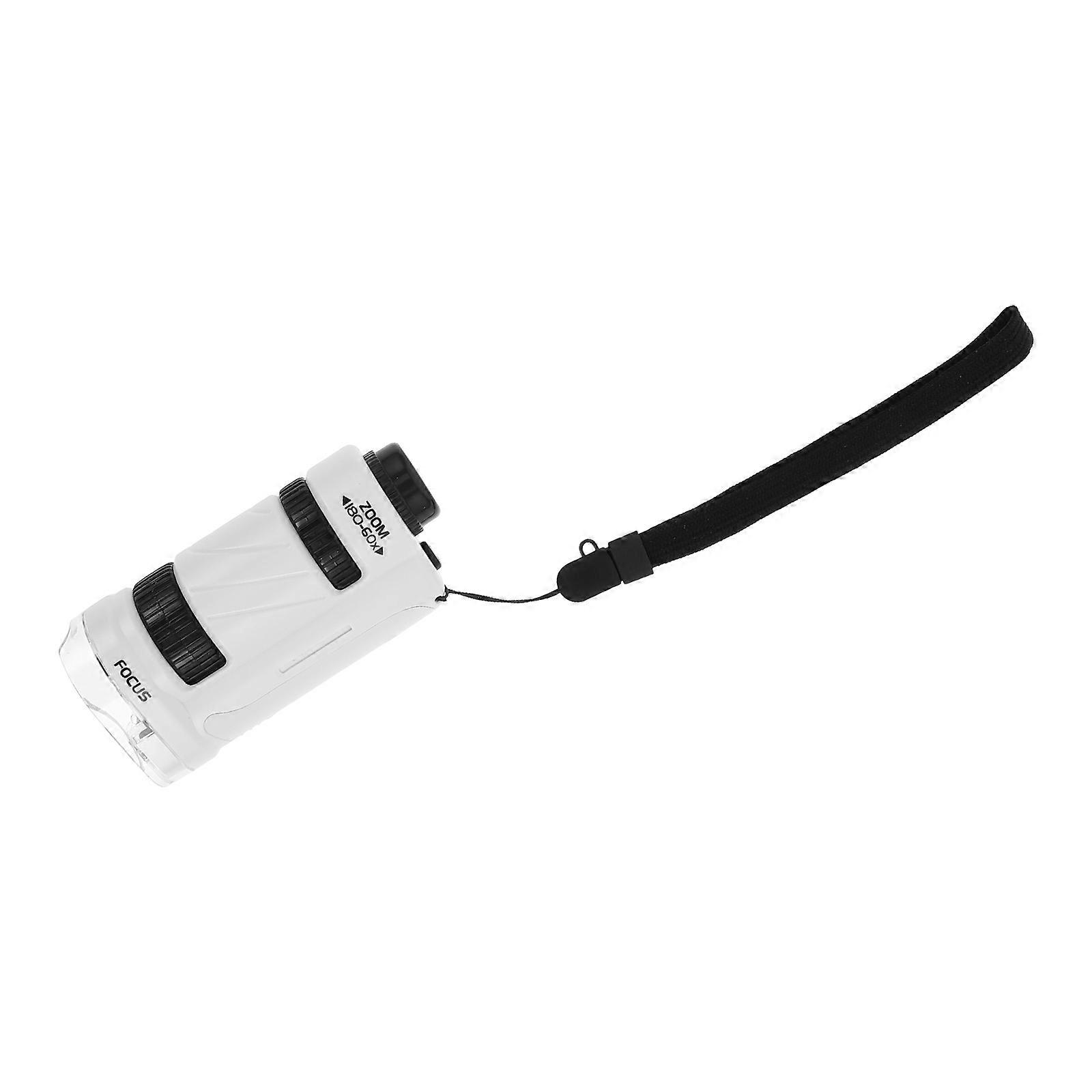 Kids Portable Pocket Microscope for Science Experiments 5Pcs Mini Handheld Biological Observing Tool