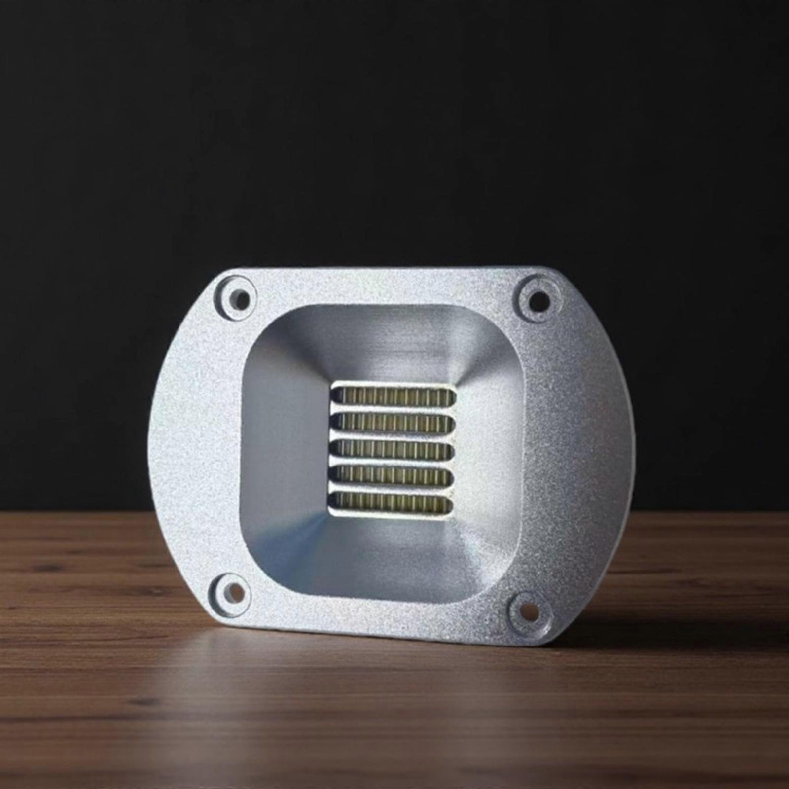 Alüminyum çerçeveli ve 4-8 ohm empedanslı, 74 mm pnömatik tweeter hoparlörlü, çok renkli profesyonel hava hareketli tweeter seti.