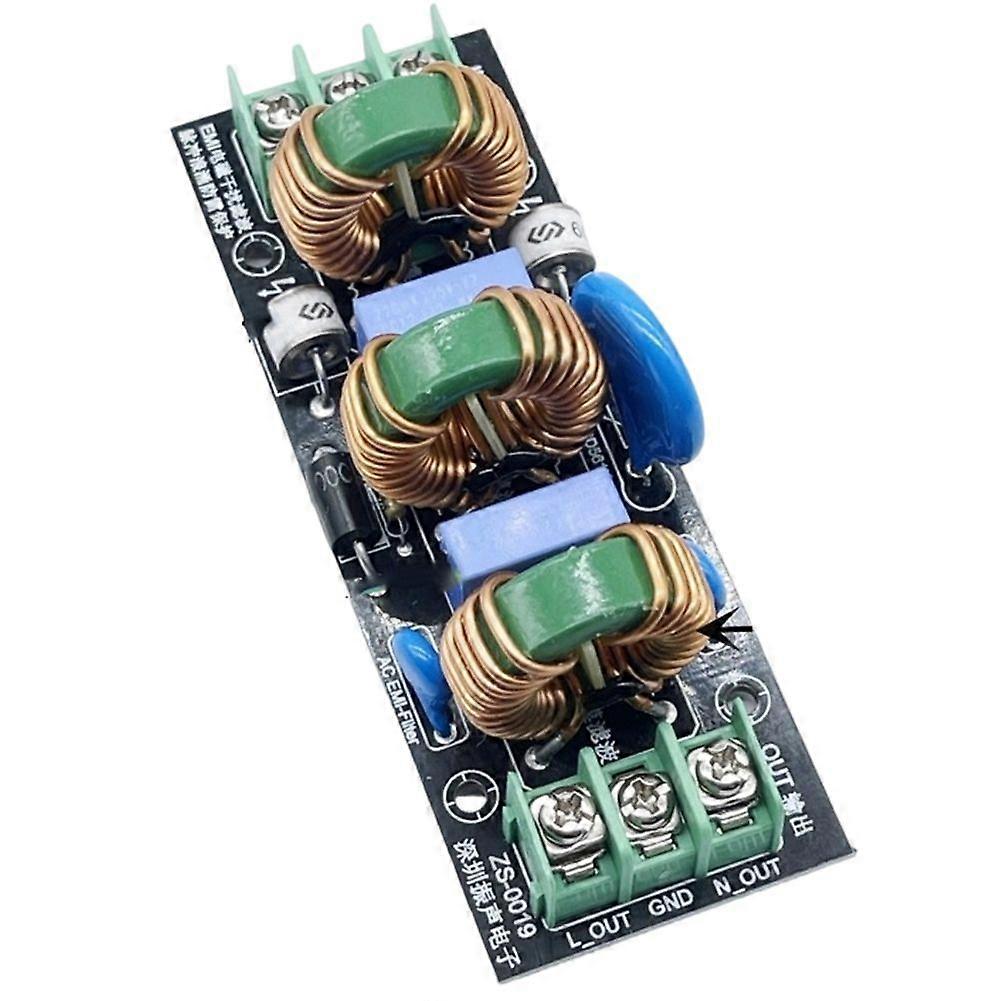 18A EMI Electromagnetic Interference Power Filter Filtering Pulse Surge Lightning Protection Common Mode