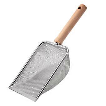 Kattesandskjeer Kjæledyr Sikt Spade Underlagsskjeer Kattungesandsikt Øgler Nettingskjerm Avføringsskje Slitesterk med håndtak netting 1x1mm