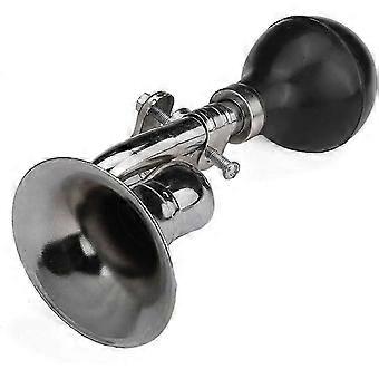 Corno di tromba, corno da clown retrò, corno da bici per bambini, altoparlante classico vintage in metallo Twist Sirena Hooter Snail Air Horn per veicoli Biciclette Carrello da golf
