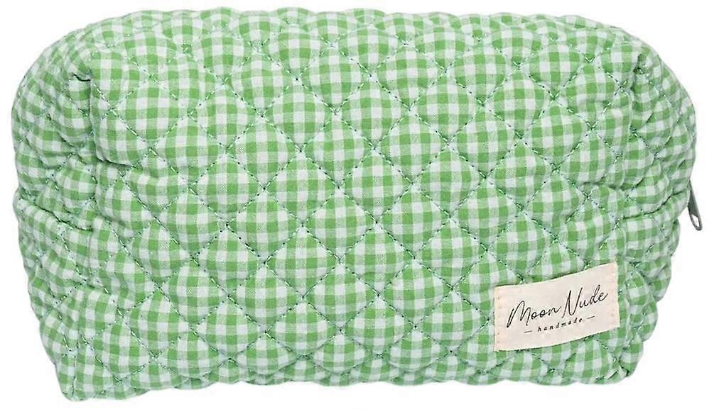 Moon Nude Flora Large Makeup Bag - Green/Yellow/White