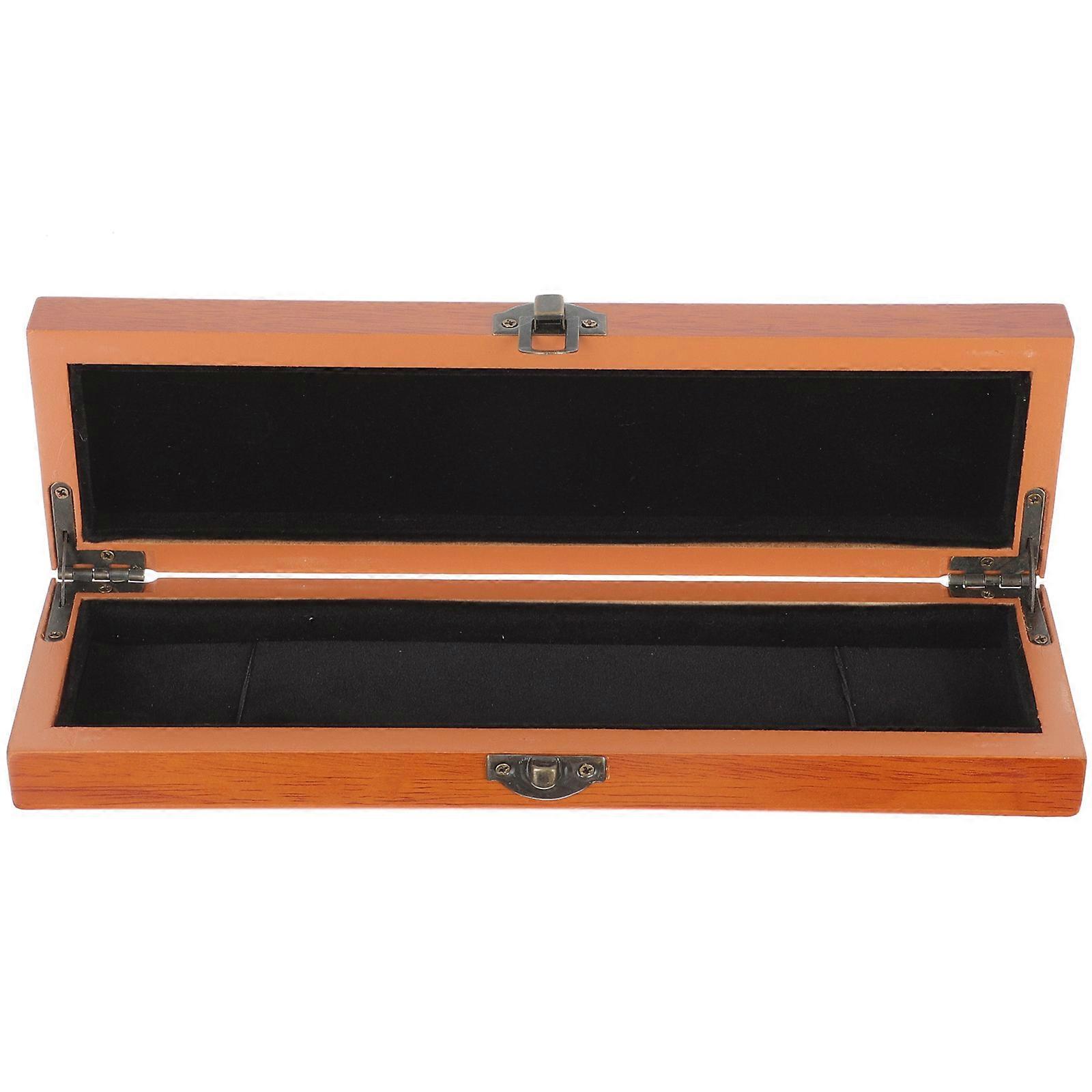 Harmonica Case Wooden Harmonica Box for Storage Use with Carrying Case