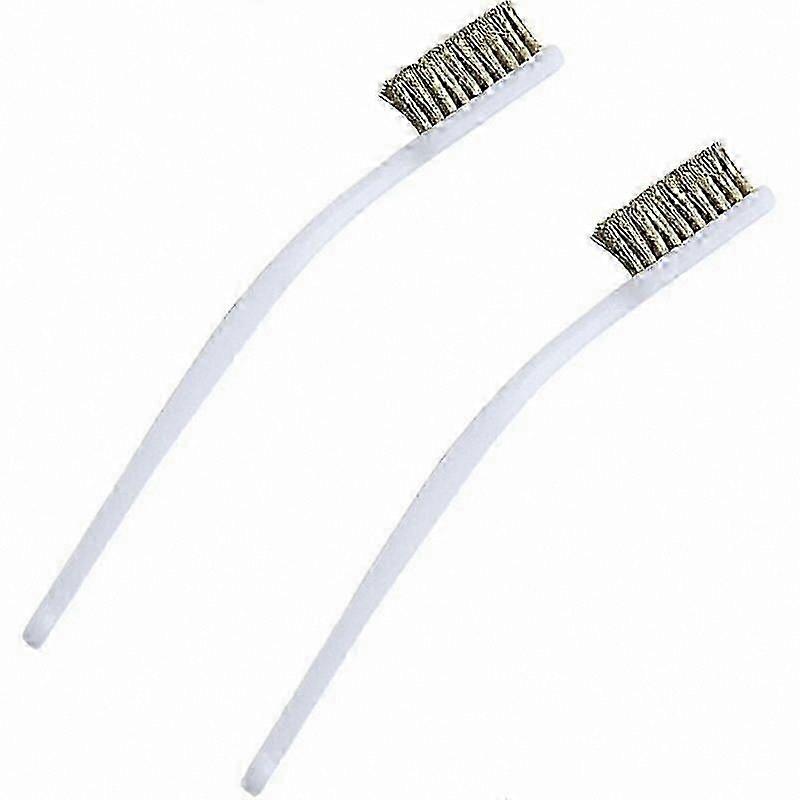 Mini Copper Wire Brush compatible with Cleaning Welding Slag, Rust, and 3D Printer Nozzles