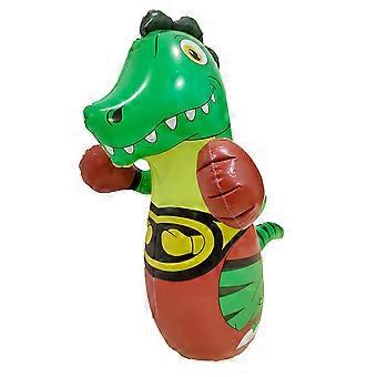 Kids PVC Inflatable Dinosaur Boxing Bag For Backyard Fun And Indoor Exercise With Bouncing Back Design Exercise Toy Multicolor