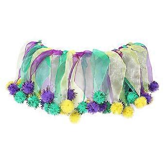 Adjustable Carnival Pet Collar for Festival Dress Up 3Pcs Set