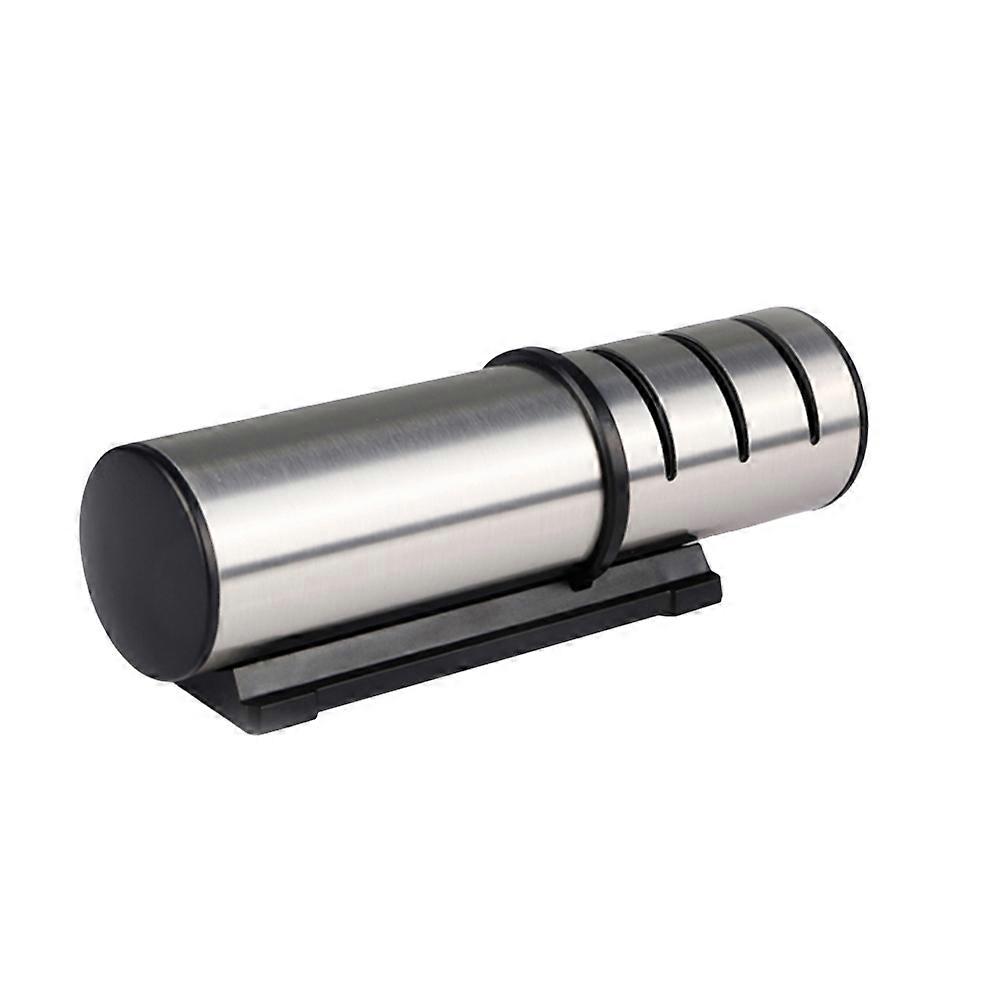 Manual Cutting Tool Sharpener Black with Three Stages for Kitchen Use