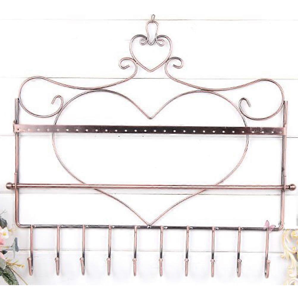 Metal Jewelry Holder Earrings Rack for Wall Mount Multi-Function