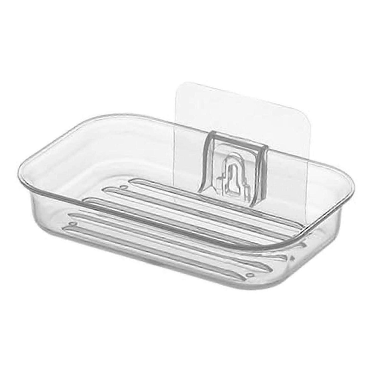 Easy Installation Soap Holder Kitchen Wall Mount Dish No Drill,A