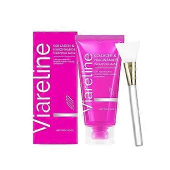 Masque lacrymal exfoliant au collagène Viareline : hydratant, élastique et éclatant.