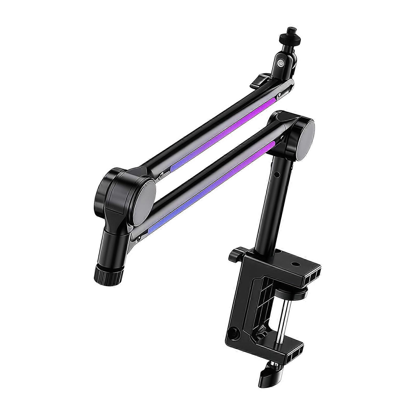 Mic Stand With Double Thread Adapters Microphone Boom Arm For Easy Setup Mic Holder Multicolor