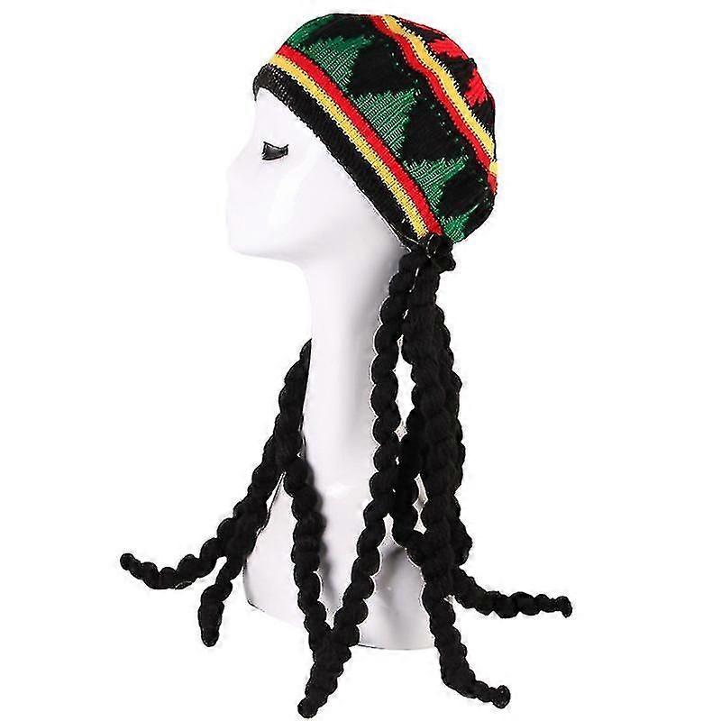 1 Pack Hut mit schwarzem Dreadlocks Hut