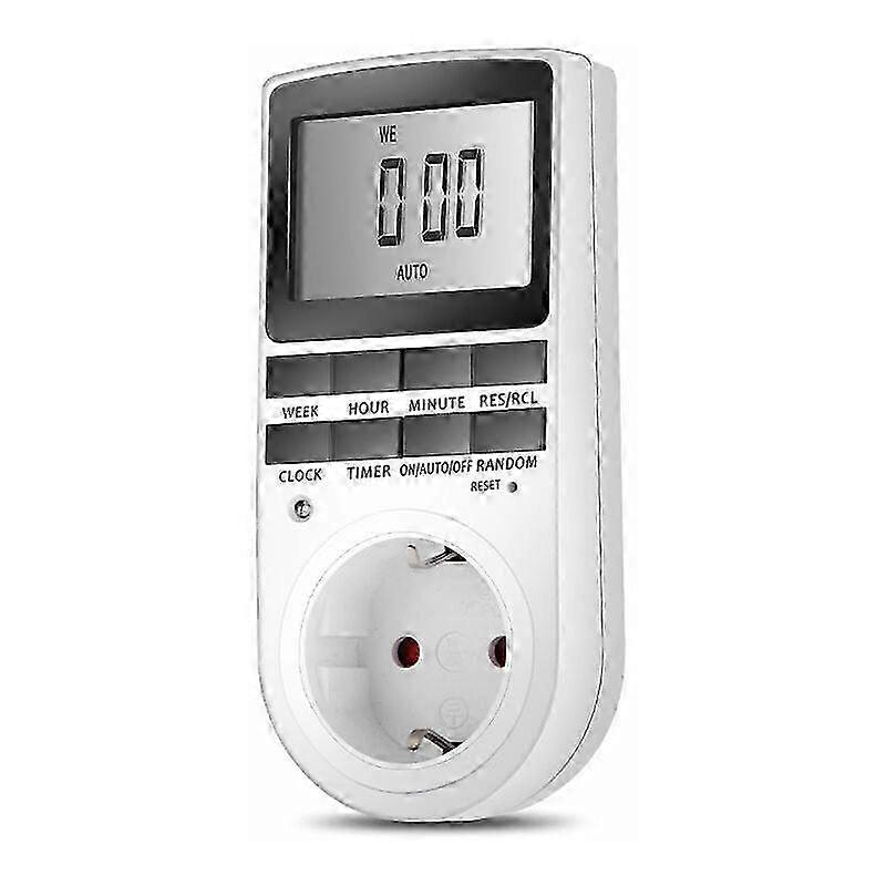 Weekly Digital Timer with LCD Display compatible withAutomated Scheduling.