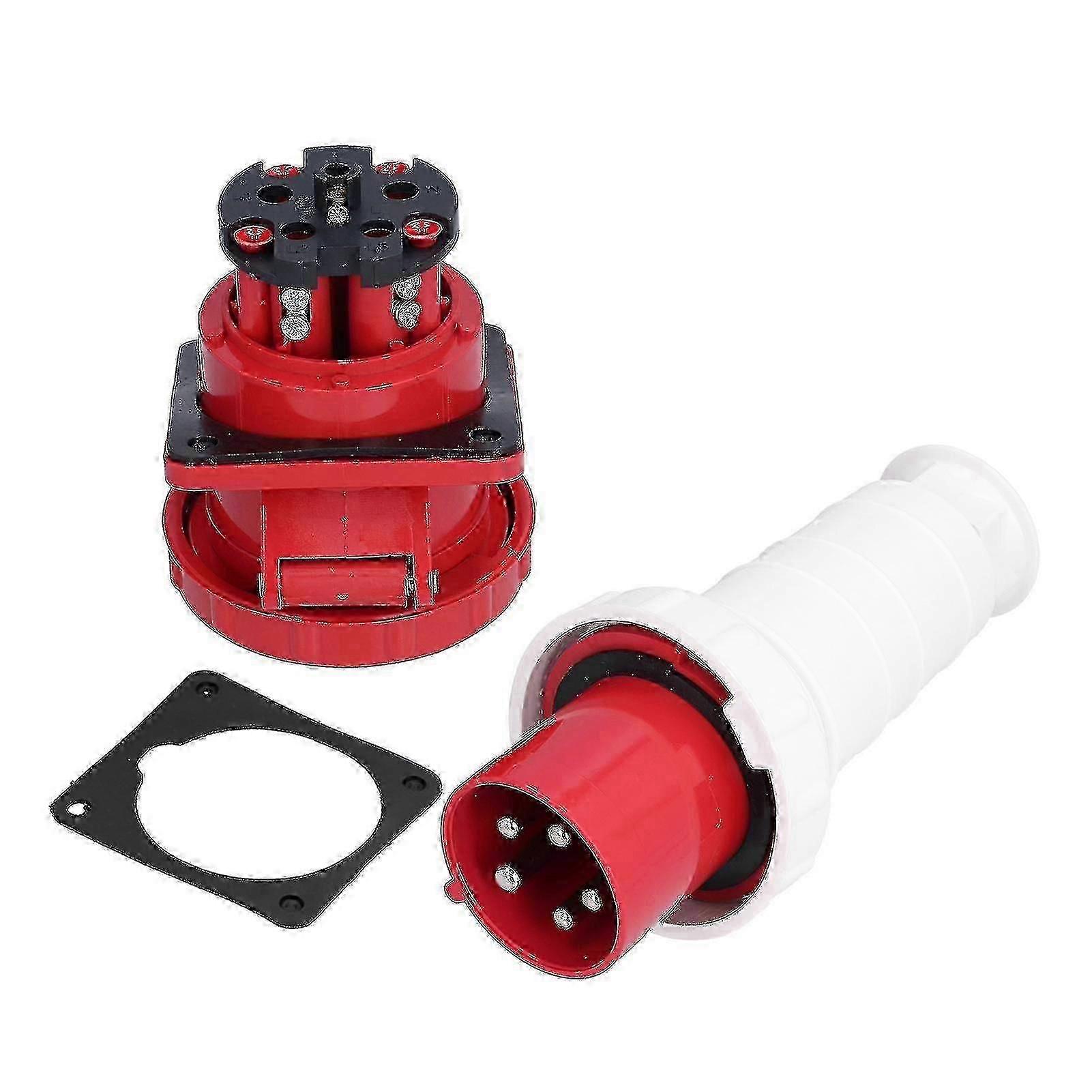 63A IP67 Waterproof 5 Pin Industrial Plug Socket