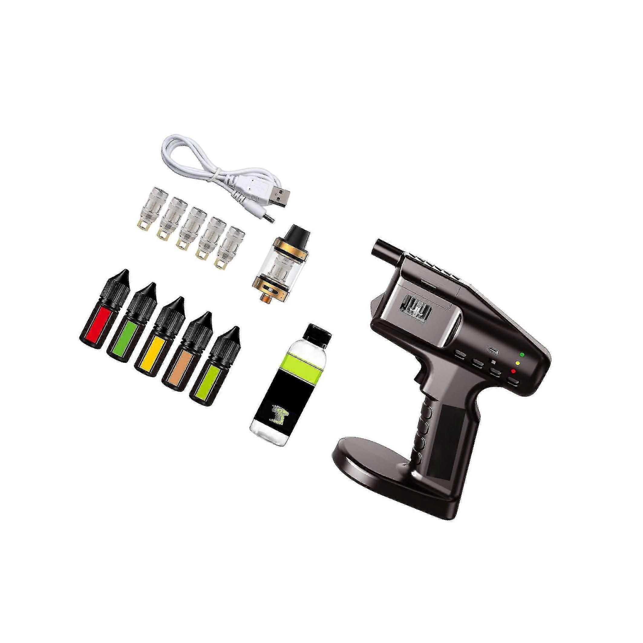 Handheld Cocktail Bubble Maker Infuser Machine With Accessories For