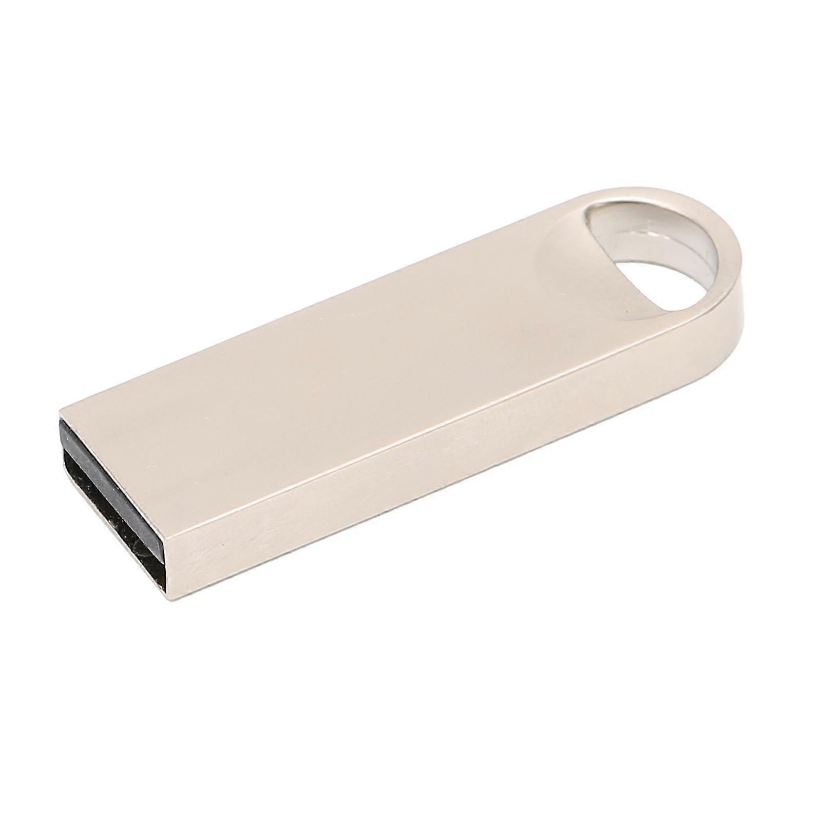 Memory Drive USB2.0 Interface Pen Driver Waterproof Plugin Data Storage Backup Device(128GB )