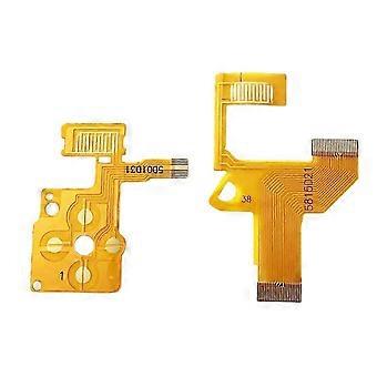 compatible withPSP1000 Controller Left/Right Ribbon Cable Kit Tray Button Film Tray Conductive Film Tray Button