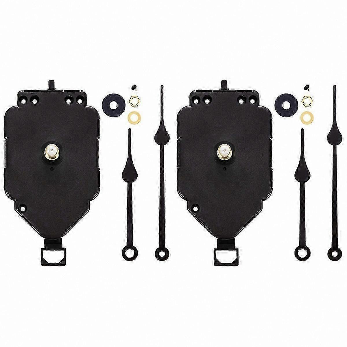 2-Pack DIY Clock Movement Kit with Replacement Components