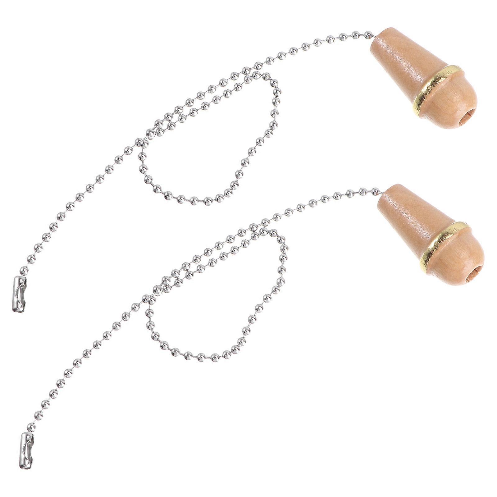 Stylish Fan Pull Chains Pull Chains for Ceiling Lamp 2Pcs Assorted Color