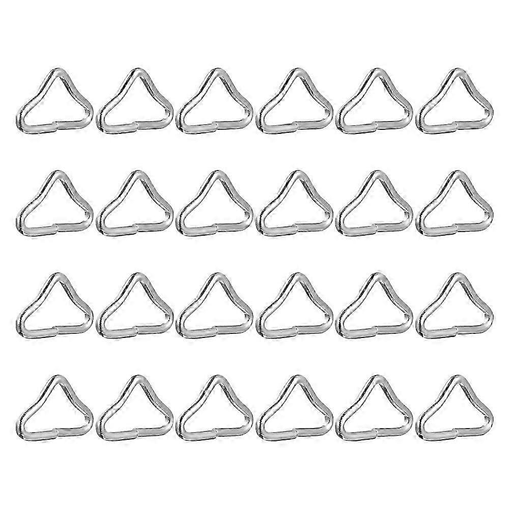 Galvanized Steel 72Pcs Trampoline Triangle Rings Replacement Components
