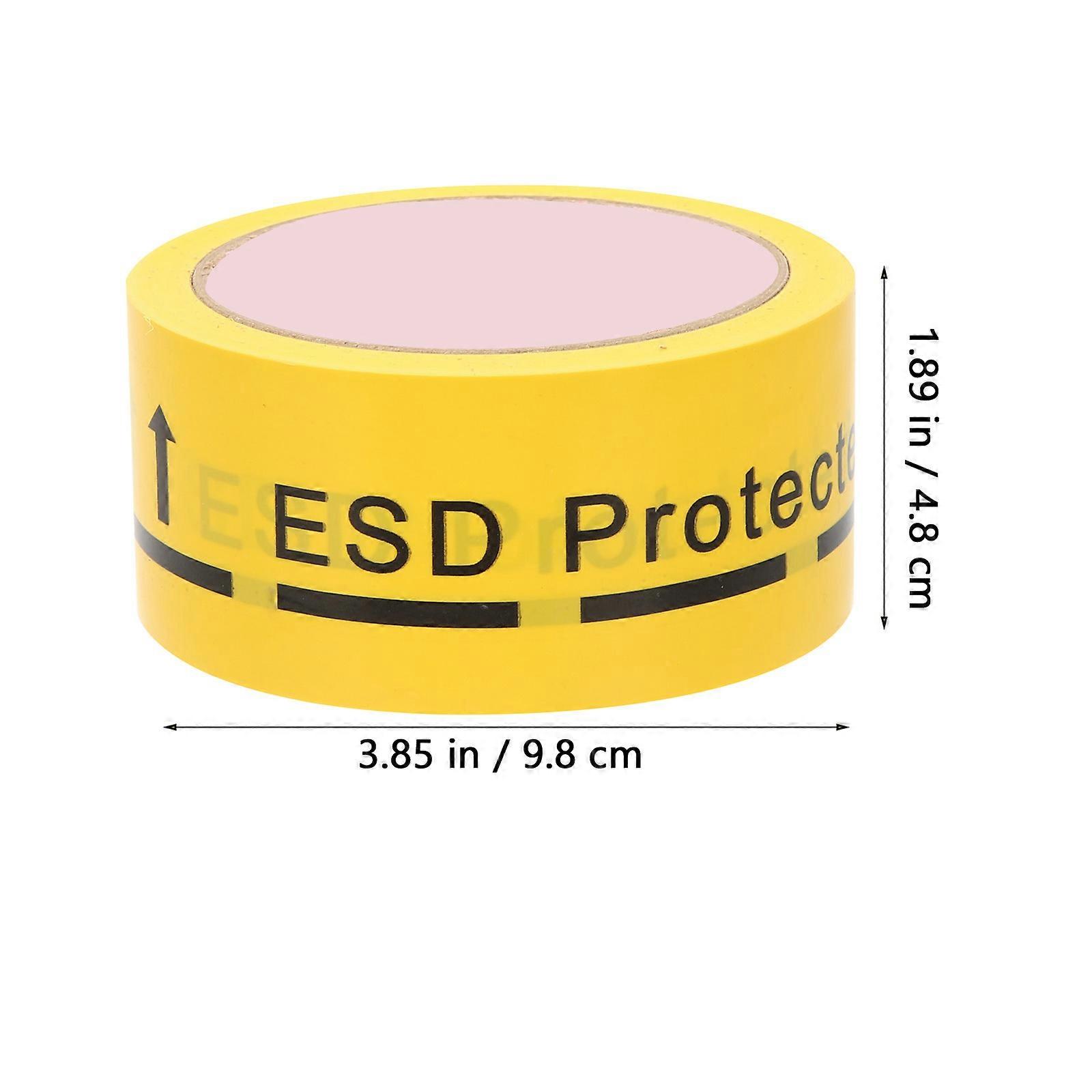 1 Roll Static Sensitive Warning Tape Caution Sticker Self Adhesive Warning Decal